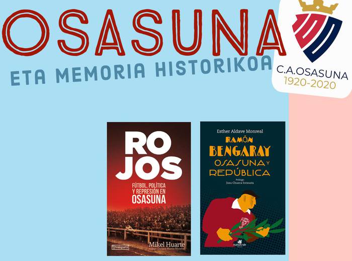 Osasuna eta memoria historikoaren inguruko topaketa: Ramon Bengaray Esther Aldaver idazlearekin eta Rojos Mikel Huarte idazlearekin