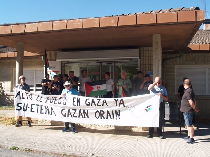 Palestinaren alde Iruñean eginen den manifestazioan parte hartzera deitu dute