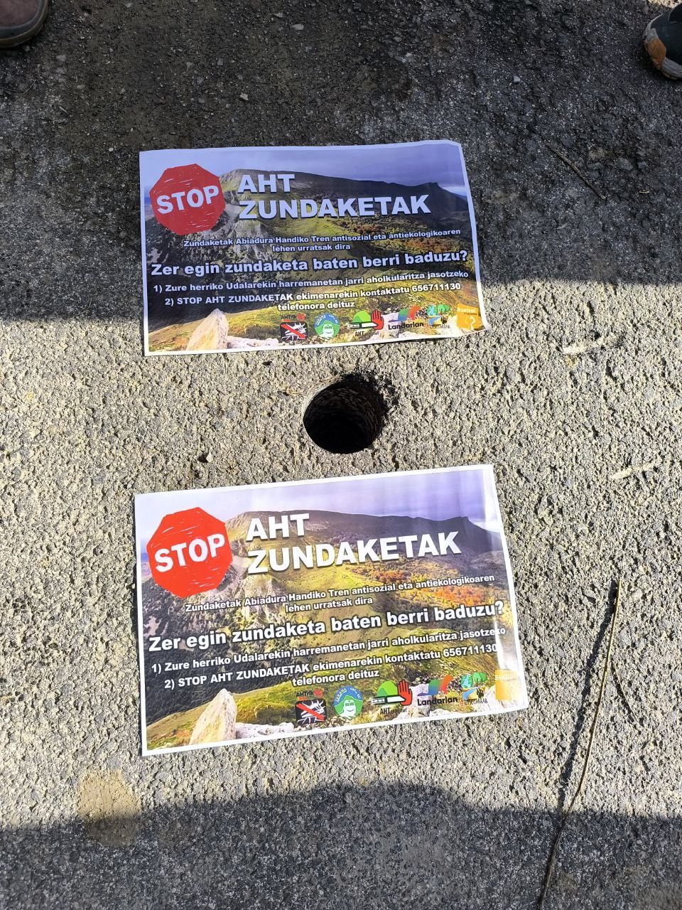 AHTko zundaketen lanen etena