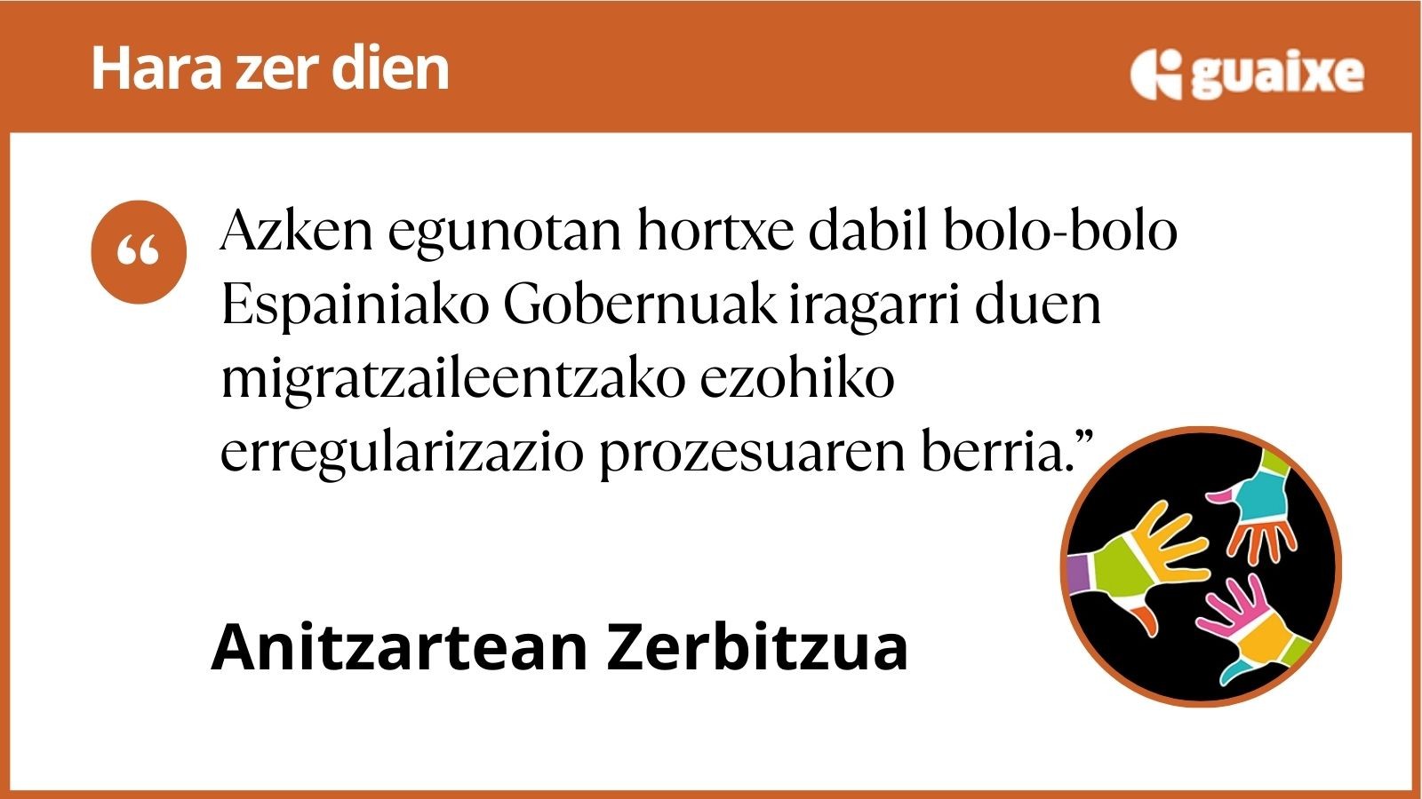 Egia balitz…