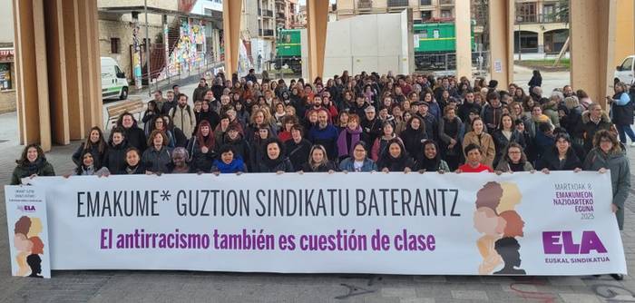 ELAk lan munduko borroka feminista antiarrazistak aztertu ditu Altsasun