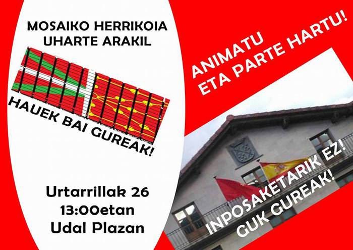 Gure banderen mosaikoa egiteko deia