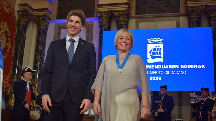 Larretak Donostiako Hiritar Merezimenduaren Domina jaso du