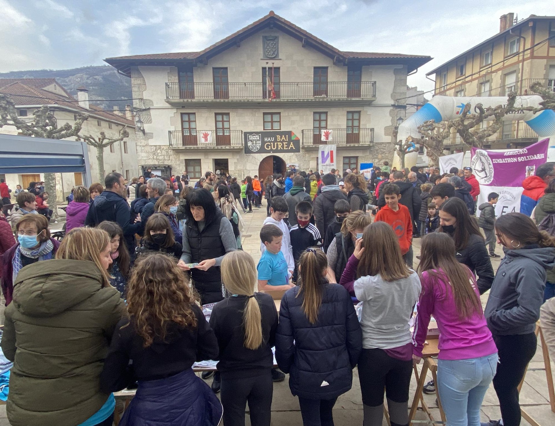 Noelia fundazioaren aldeko txirrindula martxa Irañetatik