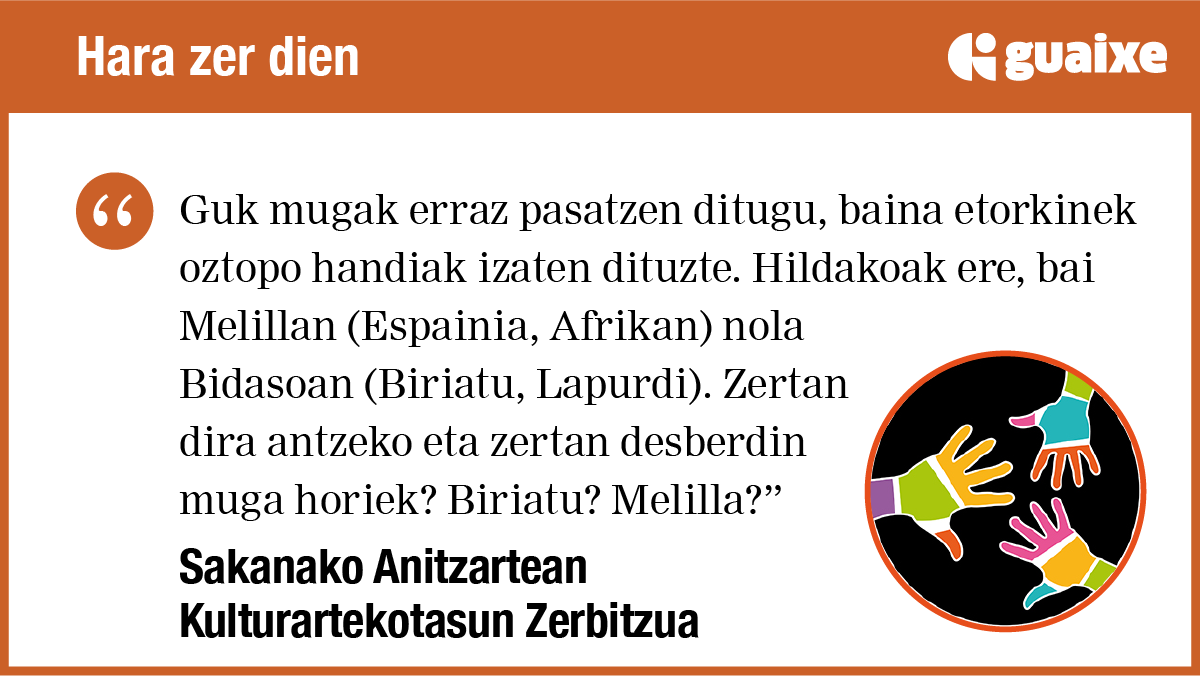 Migrazio politika hiltzaileen gainetik, itota hiltzera arriskatuz, aukera baten bila