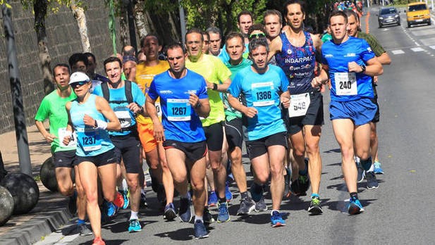 Mercero gogoan Iruñeko Maratoi Erdian