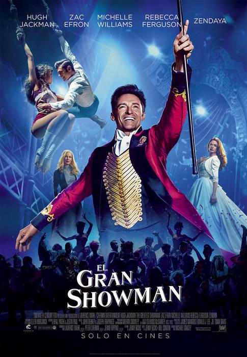 El gran showman filmaren emanaldia