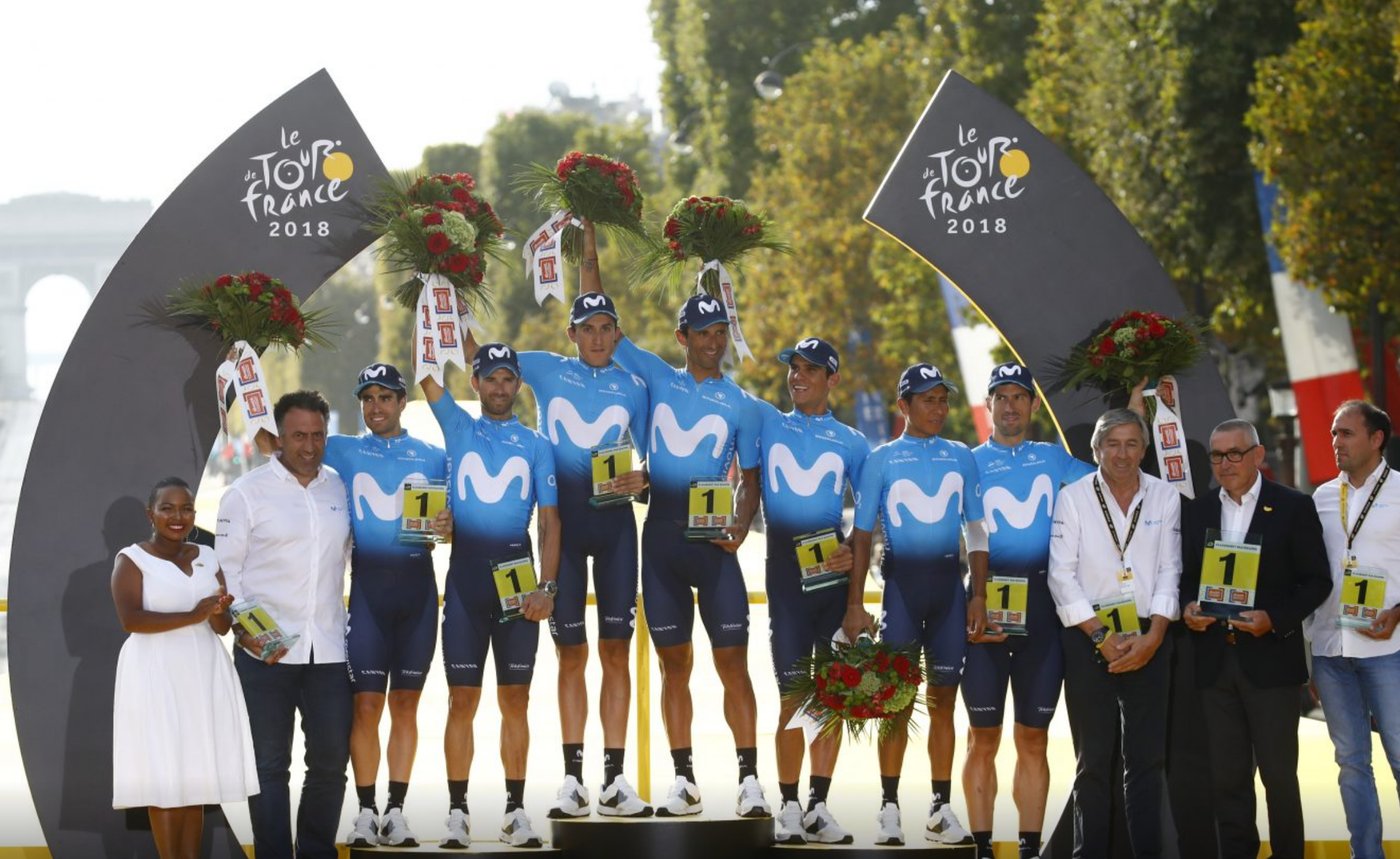 Erbitiren Movistar Team, Tourreko talde onena