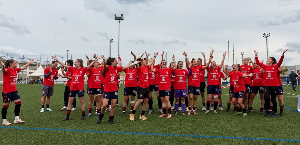 Gorka Pascuaren Osasuna B-k 2. RFEF mailara igotzea lortu du