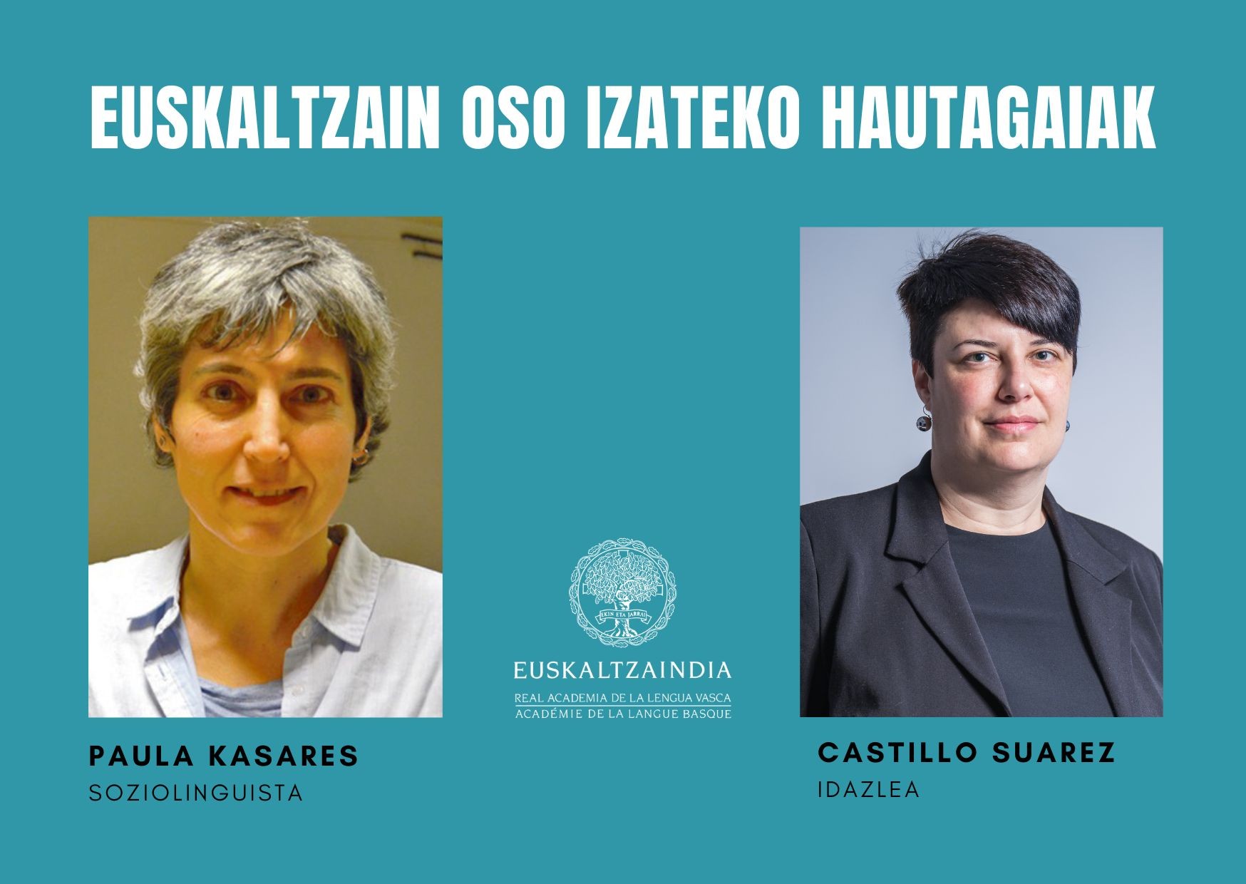 Castillo Suarez euskaltzain oso izateko hautagai
