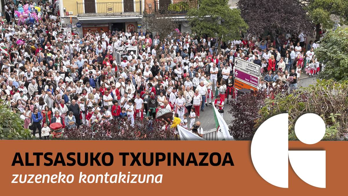 Zer ari da gertatzen Altsasuko txupinazoan?