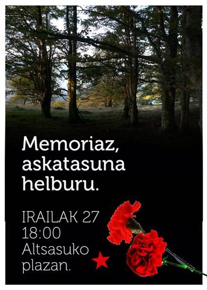 Memoriaz, askatasun helburu