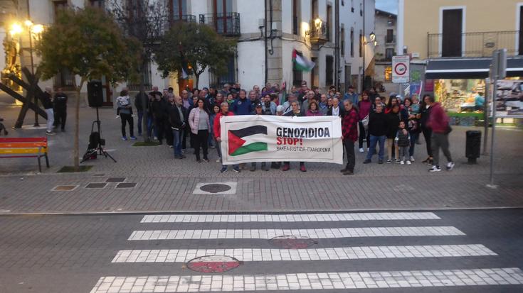 Palestinaren aldeko kontzentrazioa