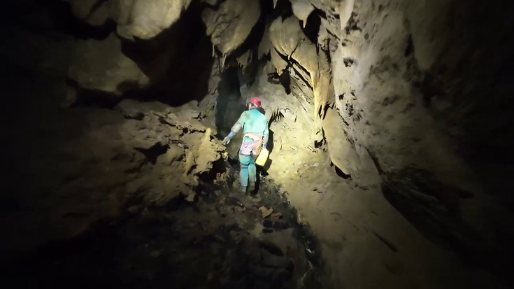 Espeleologoak Olatzagutian