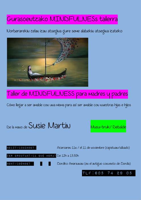  Gurasoendako Mindfulness tailerra