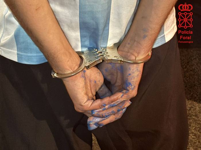 Grafitti egilea atxilotuta