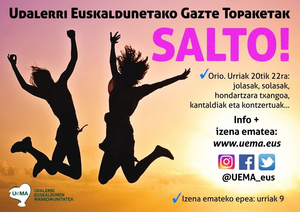 Udalerri euskaldunetako gazteen topaketak antolatu dituzte