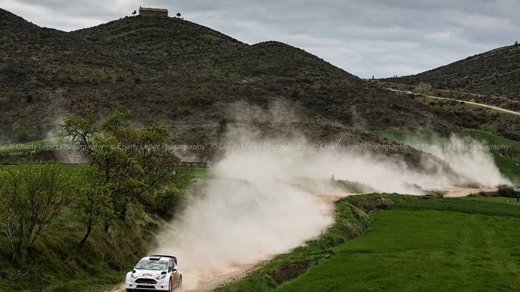 Javier Goikoetxea eta Carlos Aldecoa 3.ak Nafarroako II rallyan