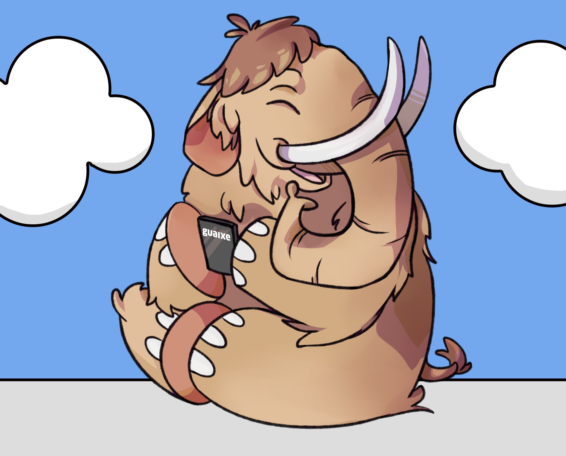 Guaixeren mastodonte urratsa
