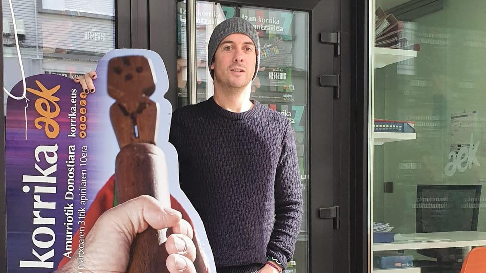 "Guk daukagun onena da urtero pasatzen  dela Korrika Sakanatik"