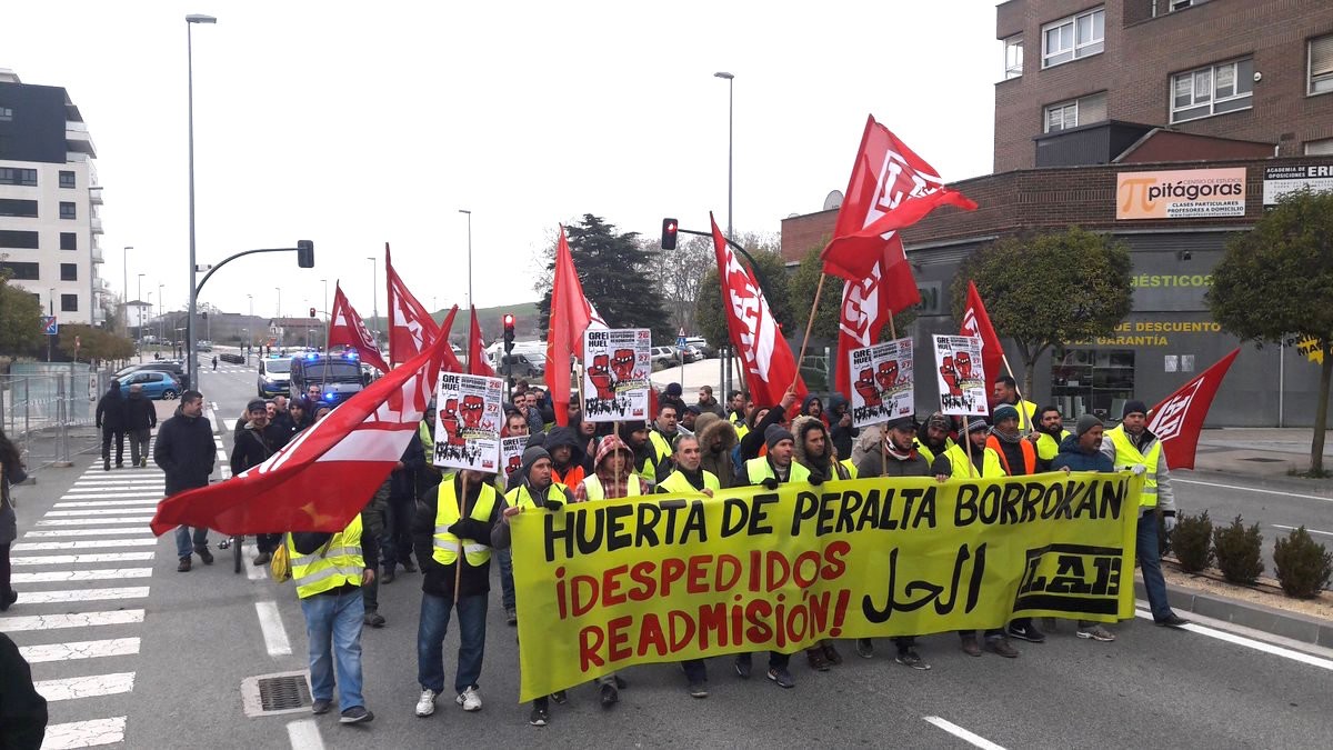 Huerta de Peraltako grebalariekiko elkartasun afaria 