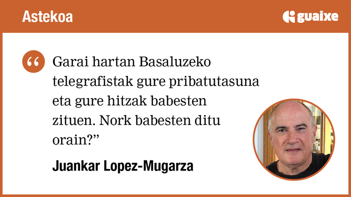 Basaluzeko Dorreko telegrafista