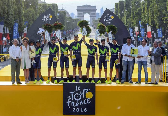 Erbitiren eta Arrietaren Movistar Team, Tourreko talde onena