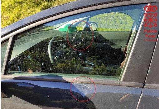 Autoan lapurtzen saiatzeagatik atxilotuta
