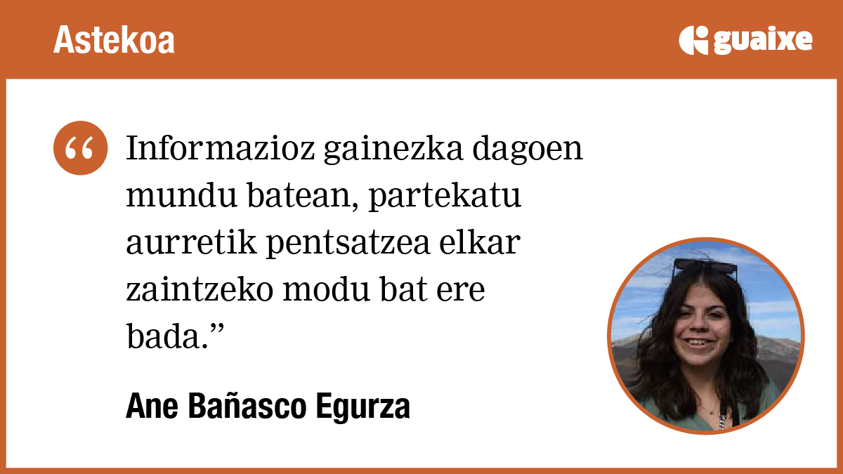 Partekatzea ere erantzukizuna da