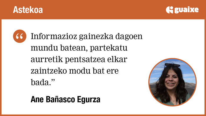 Partekatzea ere erantzukizuna da