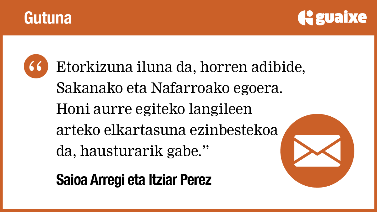 Sunsundegui, elkartasuna ezbaian?