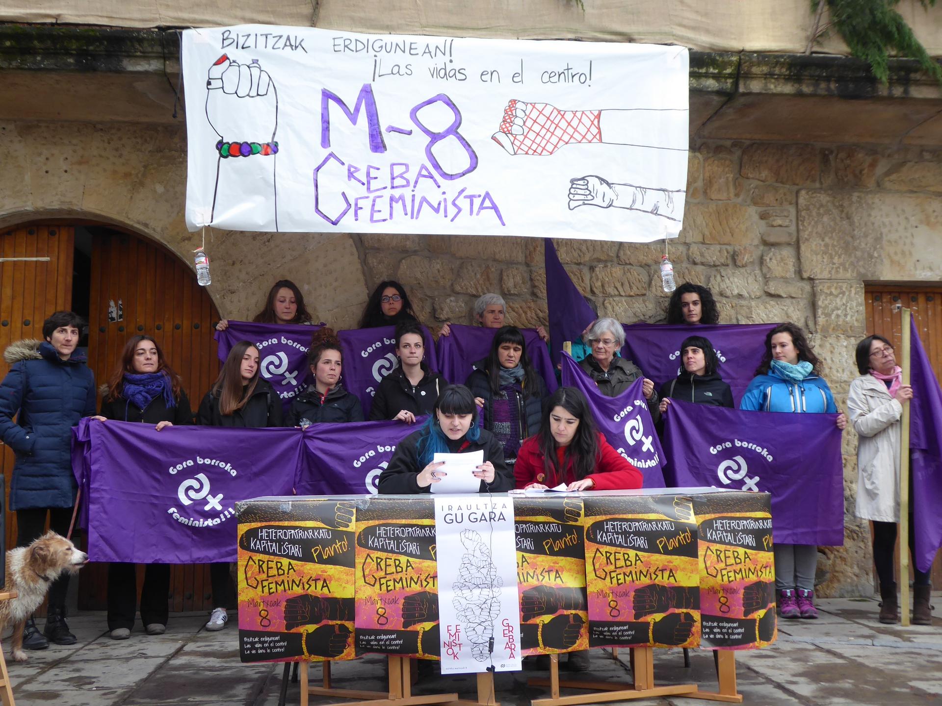 Greba feminista "gizarte itun berria eskatzeko”