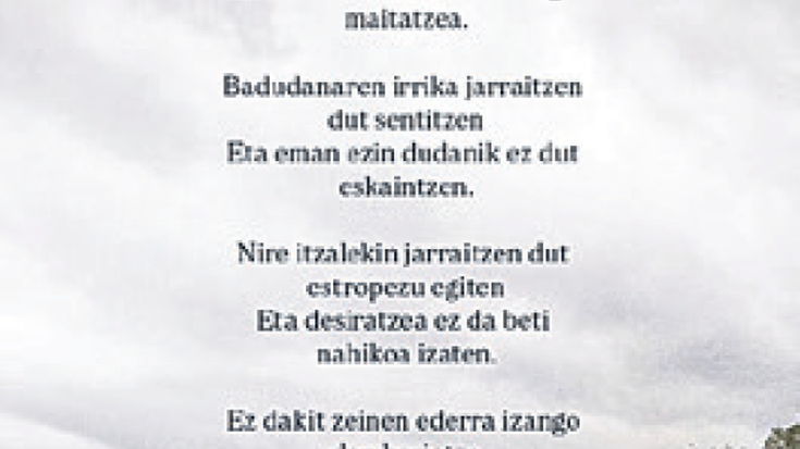 Ezen inor ez baita bueltatzen