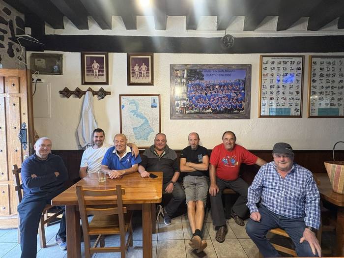 Olaztin, pilota goxua bueltan