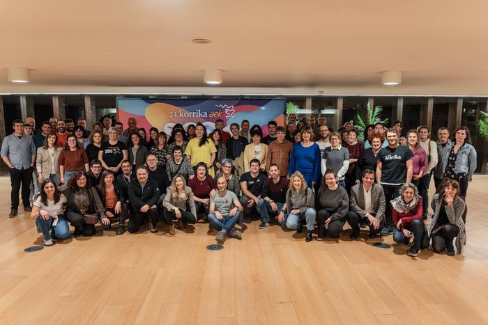 Korrikaren aurkezpenean 