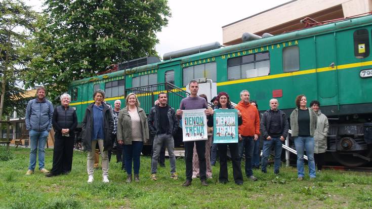 EH Bildu "tren erabilgarri, iraunkor eta azkarraren" alde