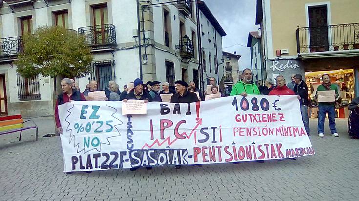 Pentsio duinen aldeko aldarrikapenean neguko ordutegia