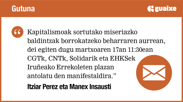 M17ko Greba Orokorra: kapitalisten irabaziak gureganatu