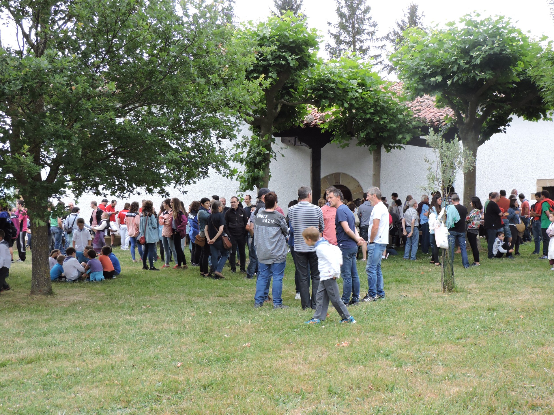 San Juan festak iragartzeko kartelaren bila Arbizun