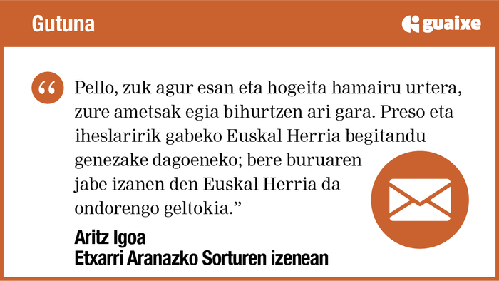 Pello: askatzera lotuak!