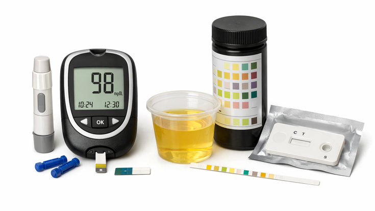 Test azkarrak: analisiak etxean