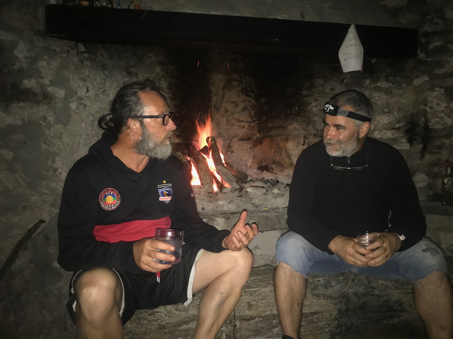Ilargi beteko gau batean, ermitan