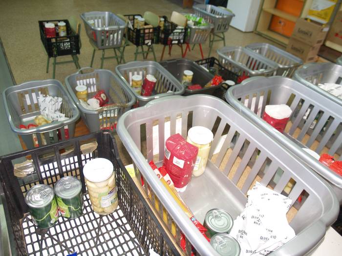 Sakandarren ia %5ak erabiltzen du Elikagai Bankua