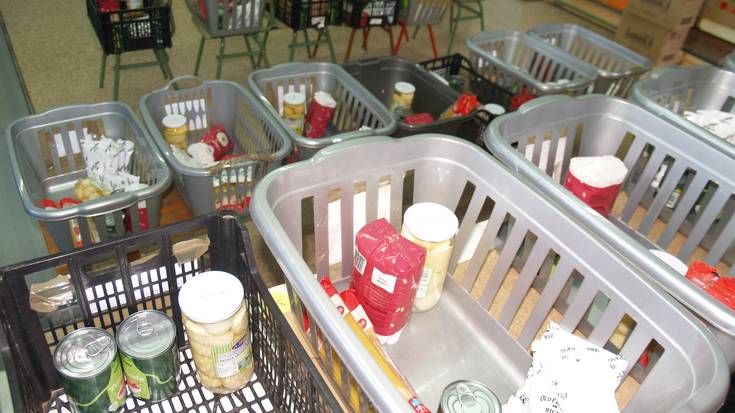 Sakandarren ia %5ak erabiltzen du Elikagai Bankua