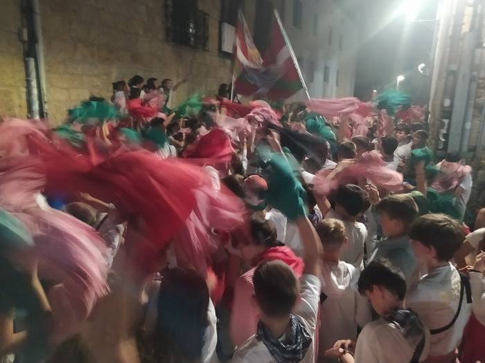Altsasuko peñen festaurrekoa