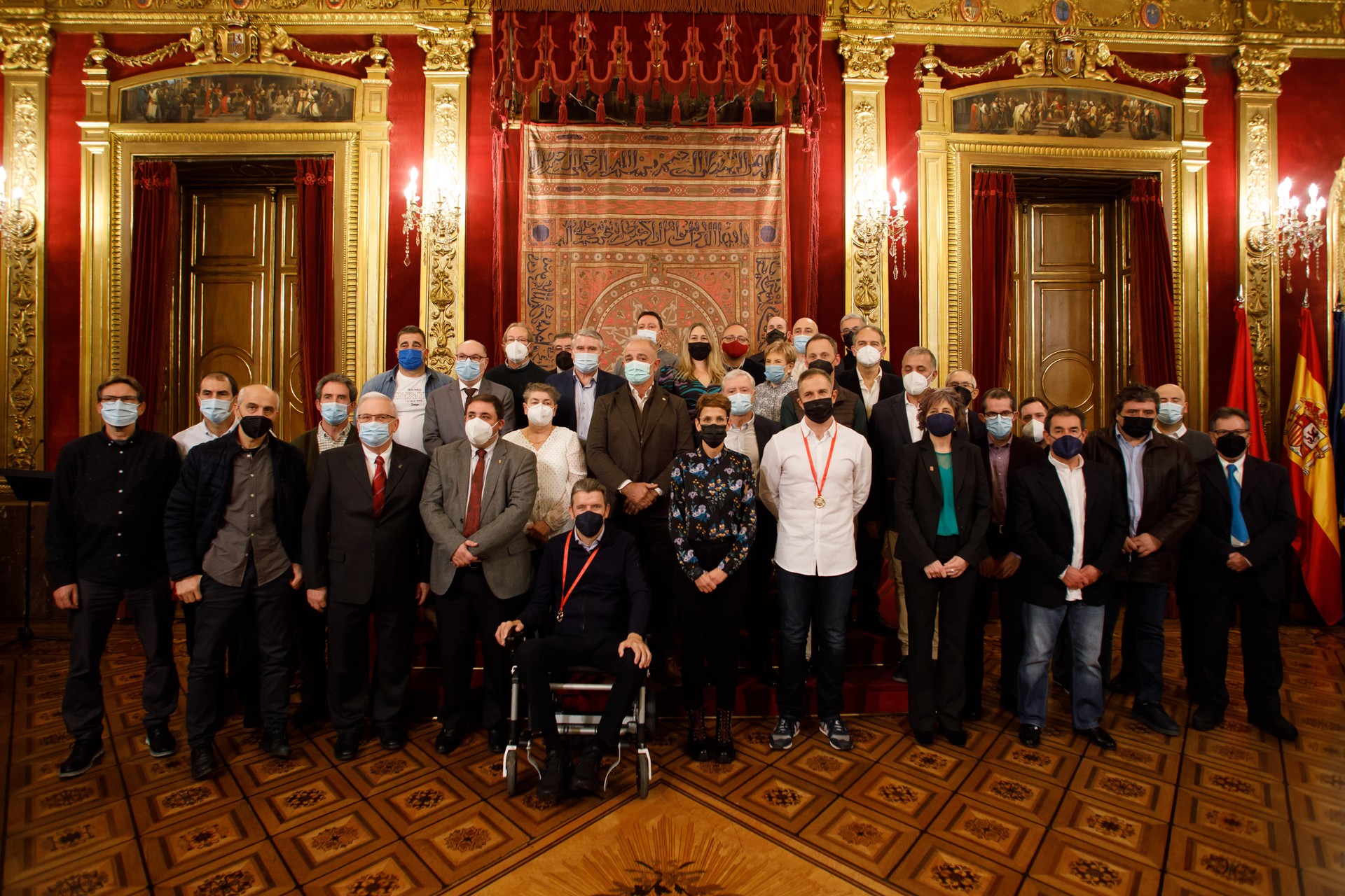 Miguel Angel Aristorenak Zilarrezko Domina jaso zuen atzo