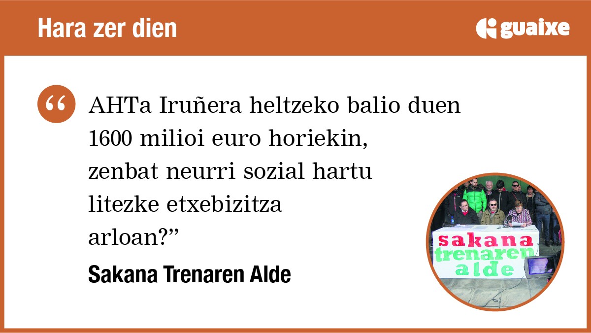 Etxebizitza duina eta tren soziala denontzako