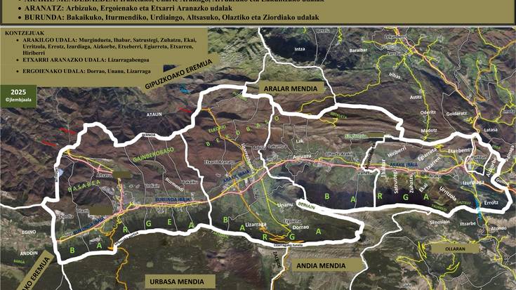 Sakana osoko leku izenak mapetan