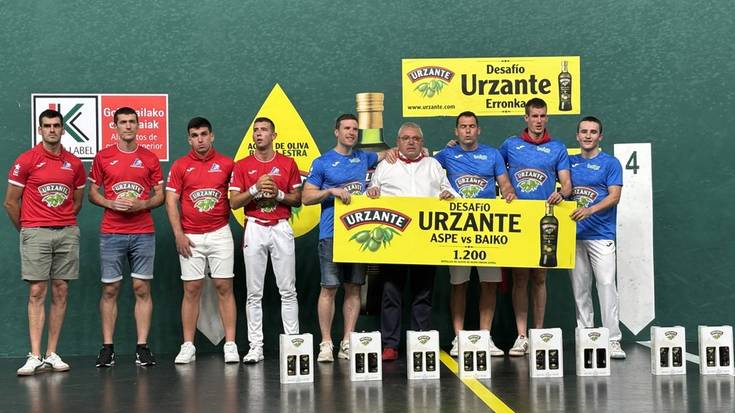 Urzanteko 1200 olio botilak, Baikorendako