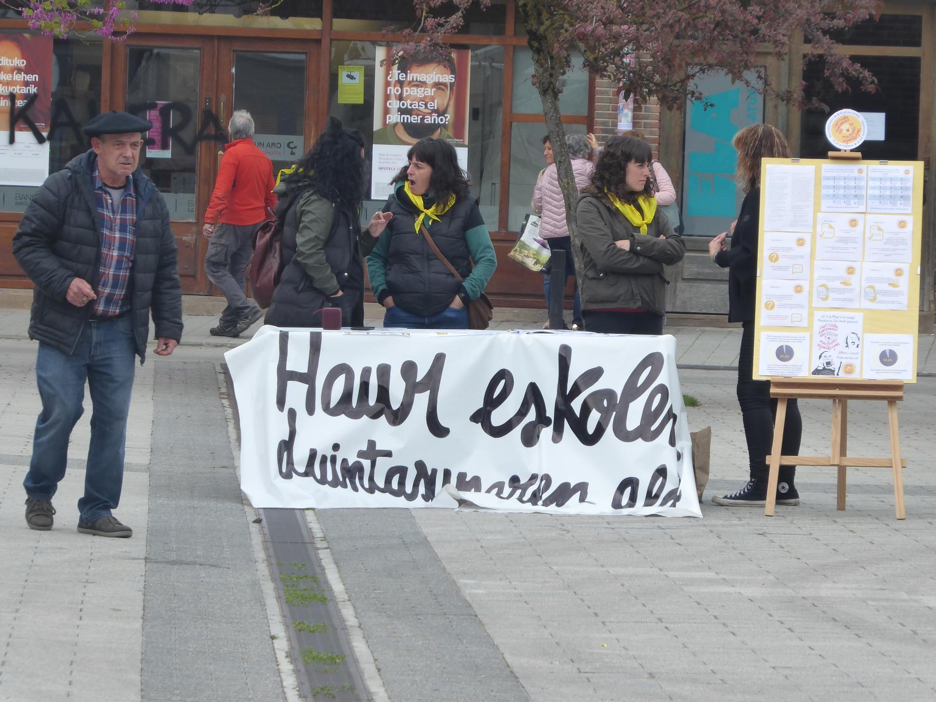 Haur eskola duinen aldeko sinadurak